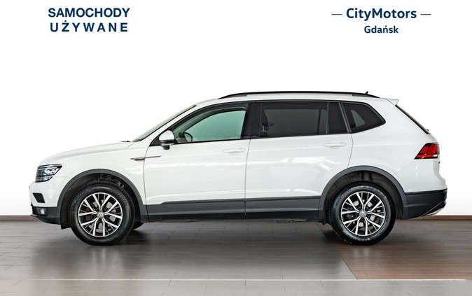 Volkswagen Tiguan Allspace cena 104900 przebieg: 161644, rok produkcji 2020 z Buk małe 326